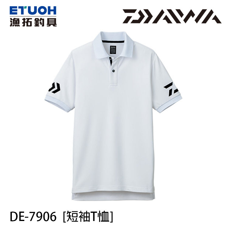 DAIWA DE-7906 白黑 [POLO衫]